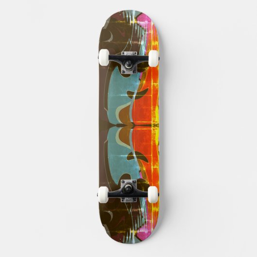 Graffiti skateboard abstrait (Recto)