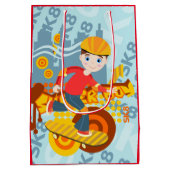 Graffiti skateboard kind verjaardagsfeest medium cadeauzakje (Achterkant)