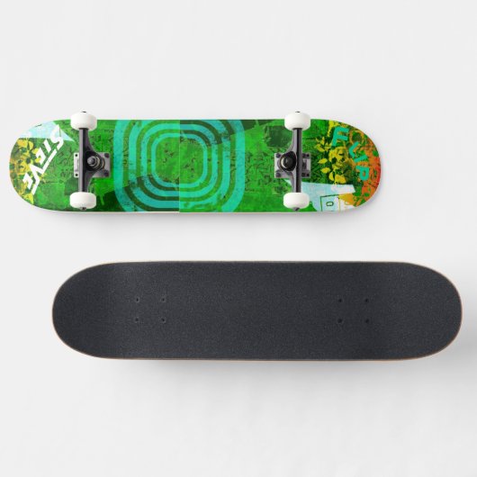 Graffiti skateboard om aan te passen (Horizontaal)