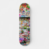 Graffiti Skateboard, Portugal Lissabon Sticker Art Skateboard (Voorkant)