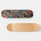 Graffiti skaten skateboard (Horizontaal)