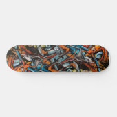 Graffiti skaten skateboard (Horizontaal)