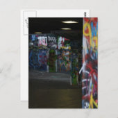 Graffiti skatepark in Londen Briefkaart (Voorkant / Achterkant)