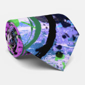 Graffiti Smoothie Abstract Stropdas (Opgerold)