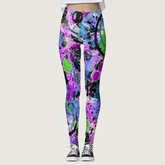 Graffiti Smoothie Leggings (Voorkant)
