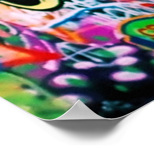 Graffiti Southbank - Poster Londres (Coin)