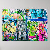 Graffiti Southbank - Poster Londres (Devant)