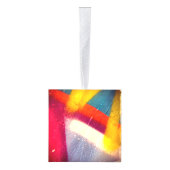 Graffiti Spray Paint Starburst Brights Ornament (Rechts)