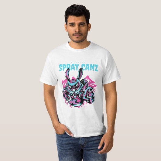 Graffiti Spray T-shirts (Devant entier)