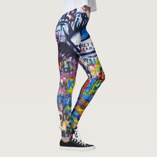 Graffiti steet leggings (Rechts)