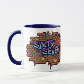 Graffiti Stijl 67 Mok (Links)