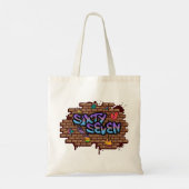 Graffiti Stijl 67 Tote Bag (Achterkant)