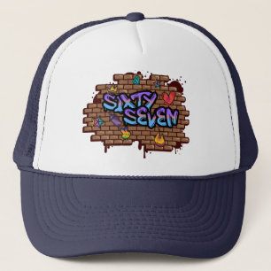 Graffiti Stijl 67 Trucker Pet