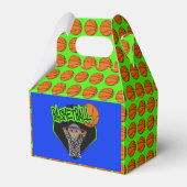 Graffiti Stijl Basketbal en Hoop Bedankdoosjes (Voorkant Zijde)