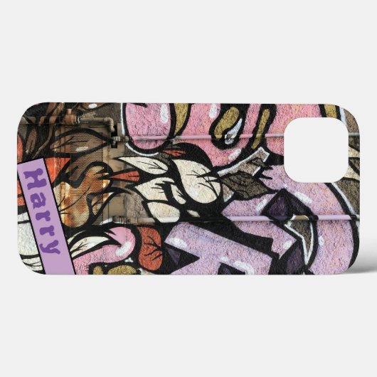 Graffiti-stijl Case-Mate iPhone Case (Achterkant (horizontaal))