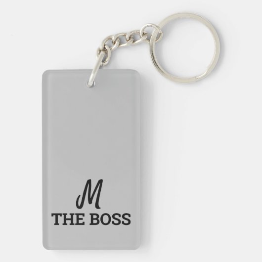 Graffiti stijl Herhalend Kat Jaar 2023 Monogram K Sleutelhanger (achterkant)