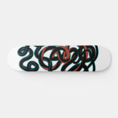 Graffiti-stijllijn Skateboard (Horizontaal)