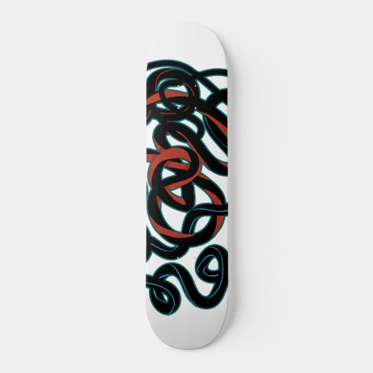 Graffiti-stijllijn Skateboard (Voorkant)