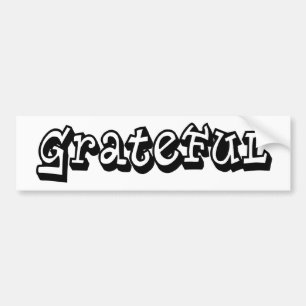 Graffiti-stijltypografie met Gezegde Bumpersticker