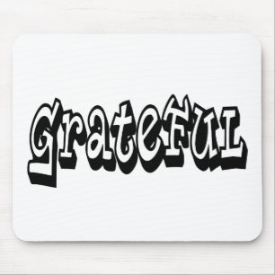 Graffiti-stijltypografie met Gezegde Muismat