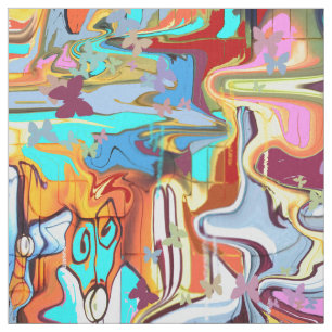 Graffiti Stof