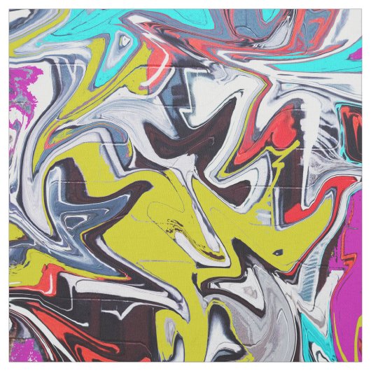 Graffiti Stof (Swatch)