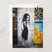 Graffiti / Straatkunst Briefkaart (Voorkant / Achterkant)