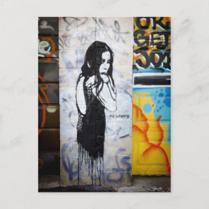 Graffiti / Straatkunst Briefkaart