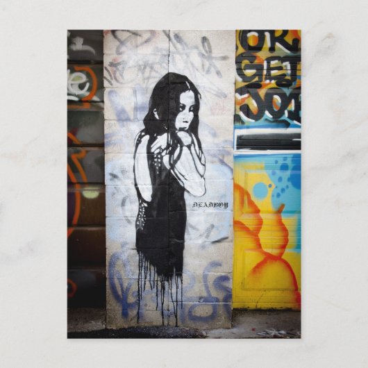 Graffiti / Straatkunst Briefkaart (Voorkant)