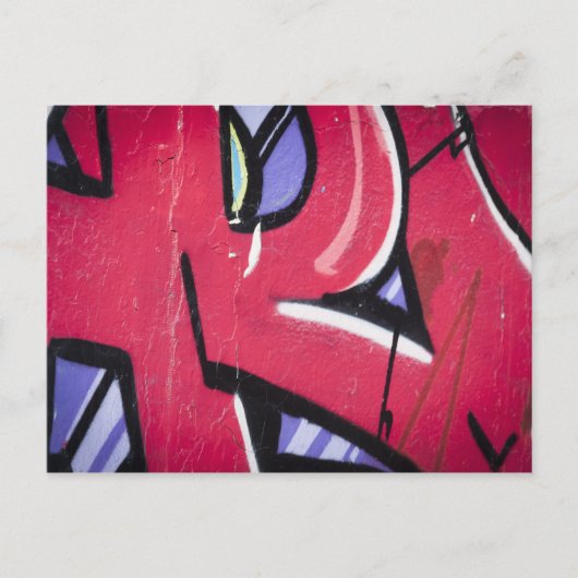 Graffiti / Straatkunst Briefkaart (Voorkant)
