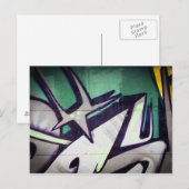Graffiti / Straatkunst Briefkaart (Voorkant / Achterkant)
