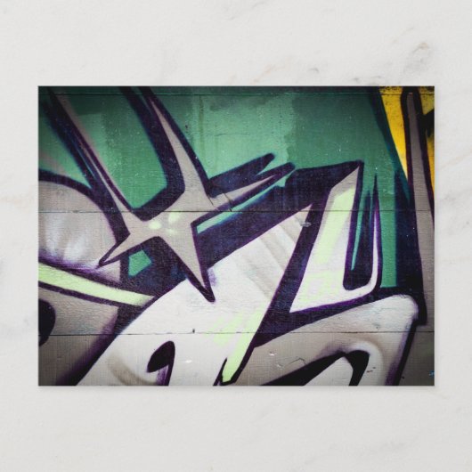 Graffiti / Straatkunst Briefkaart (Voorkant)