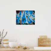 Graffiti / Straatkunst Poster (Keuken)