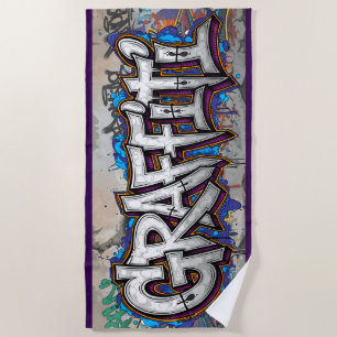 Graffiti Strandlaken