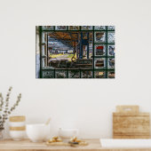 Graffiti Street Art Abandonné Poster de l'usine (Cuisine)