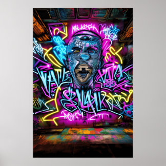 Graffiti Street Art: Actie en verzet tegen Coo Poster