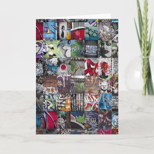 Graffiti & Street Art Card Kaart (Voorkant)