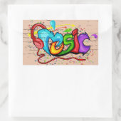 Graffiti Street Art Music Stickers (Sac)