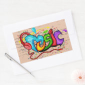 Graffiti Street Art Music Stickers (Enveloppe)