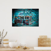 Graffiti Street Art Verlaten Poster van het Gebouw (Keuken)