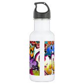 Graffiti Street Art Waterfles (Achterkant)