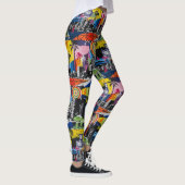 Graffiti Street Art Yoga Pants Leggings (Rechts)