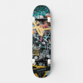 Graffiti Street Skateboard avec nom (Recto)