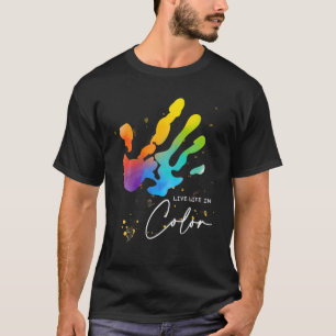 Graffiti Streetslijtage Schilderend Koreaans Trend T-shirt