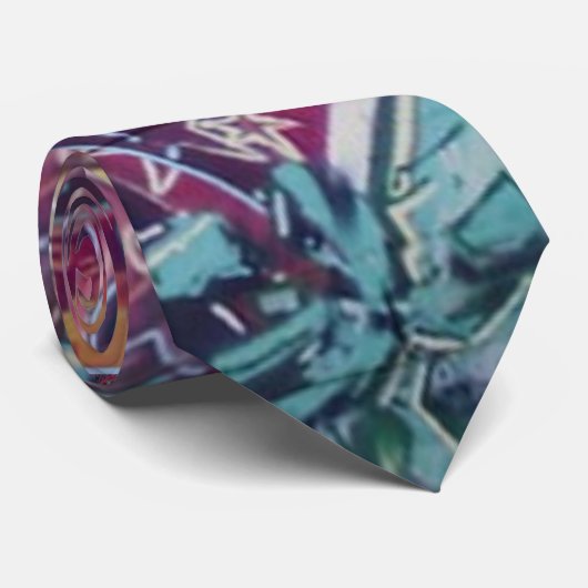 Graffiti Stropdas (Opgerold)