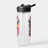 Graffiti Style Giraffe Portrait-58567 Waterfles (Links)