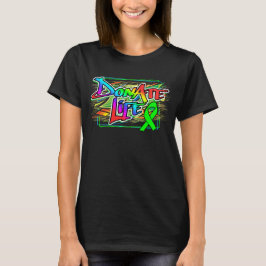 Graffiti Style Organ Donatie Bewustheid T-shirt