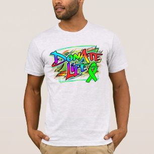 Graffiti Style Organ Dons Sensibilisation T-shirt