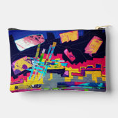 Graffiti style pattern  etui (Achterkant)