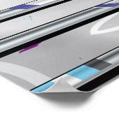 Graffiti Subway Train Poster (Hoek)